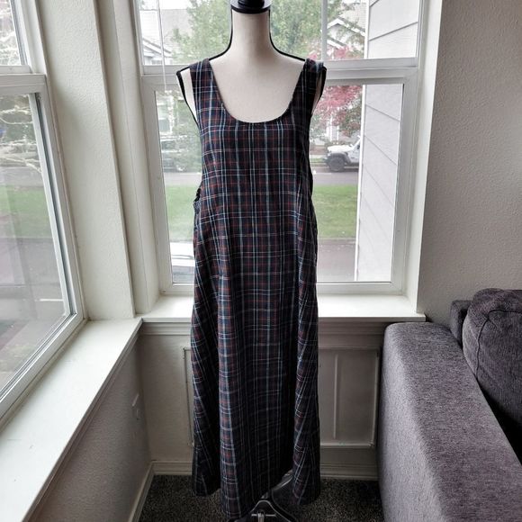 Vintage Dresses & Skirts - Vintage 90's Mom Plaid Dress | Large